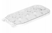 Комплект кассеты КВ-2445 (стяжки, маркеры,  КДЗС 30 шт., крышка, петли) ССД