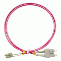 Оптический шнур SC-LC/UPC MM 50/125 OM4 duplex 1м