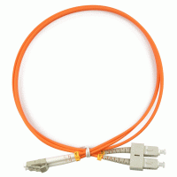 Оптический шнур SC-LC/UPC MM 62,5/125 OM1 duplex 1м
