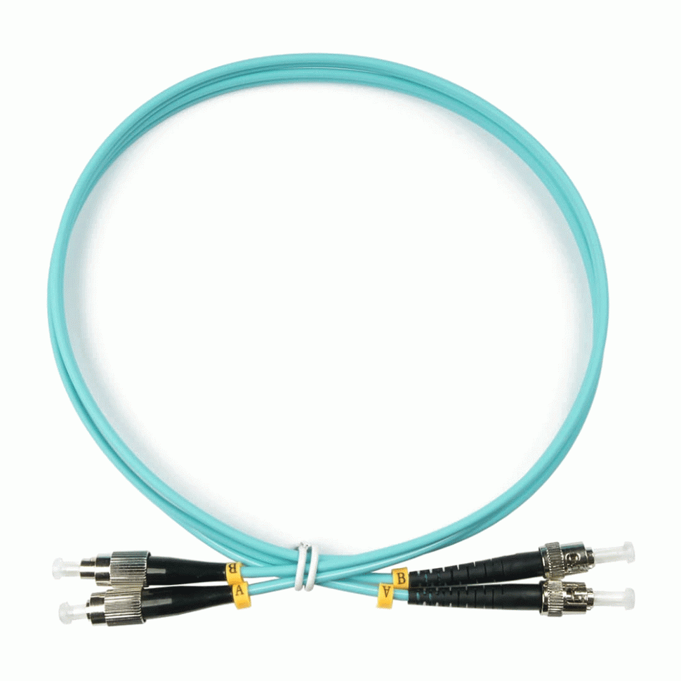 Оптический шнур ST-FC/UPC MM 50/125 OM3 duplex 1м в Санкт-Петербурге