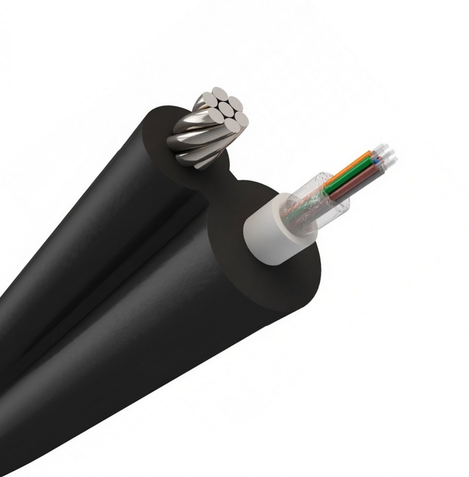 Оптический кабель для подвеса между опорами  CO-TT8-9.0 в Санкт-Петербурге