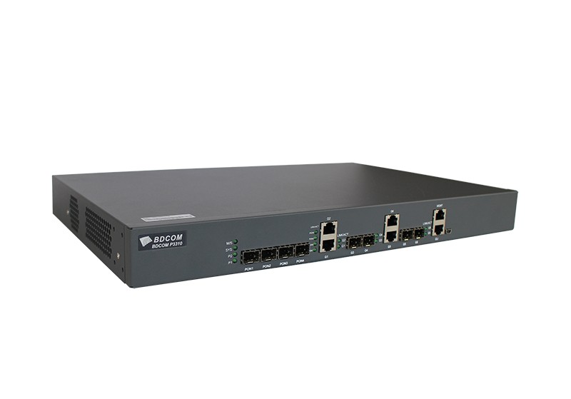 Абонентский линейный терминал BDCOM OLT P3310D-2AC, 4 порта GEPON, 2 gigabit порта RJ45, 2 комбо-порта, 2 SFP порта, 2 БП АС в Санкт-Петербурге