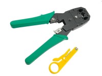 Кримпер для обжима телефонных и компьютерных  клемм RJ11, RJ12, RJ45