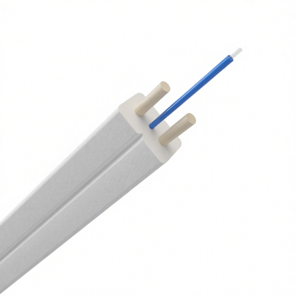 Оптический кабель CO-FTTH1-1 на 1 волокно G.657, LSZH White в Санкт-Петербурге