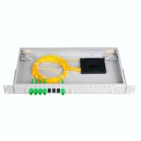 Оптический разветвитель PLC 1x32 3.0мм 33SC/APC  в корпусе 1U 19&quot;