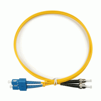 Оптический шнур ST-SC/UPC SM 9/125 duplex 1м