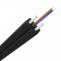 Оптический кабель CO-FTTH1-1 на 1 волокно G.657,  LSZH Black