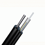 Оптический кабель для применения в сетях FTTH, усиленный вынесенным несущим элементом